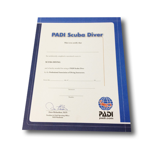 Diplome PADI